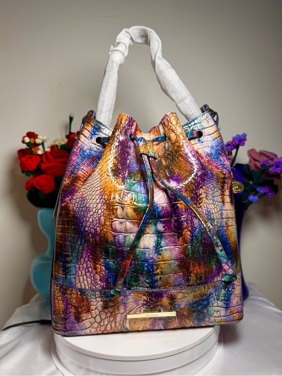 Brahmin Handbags - Brahmin Marlowe Bucket Bag in Fallstruck Melbourne Croc Embossed NWT and COA